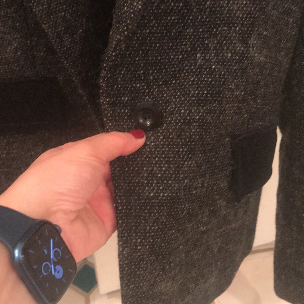 Gucci Wool Blazer Jacket 38 Black Women Size 38 - Picture 8 of 10